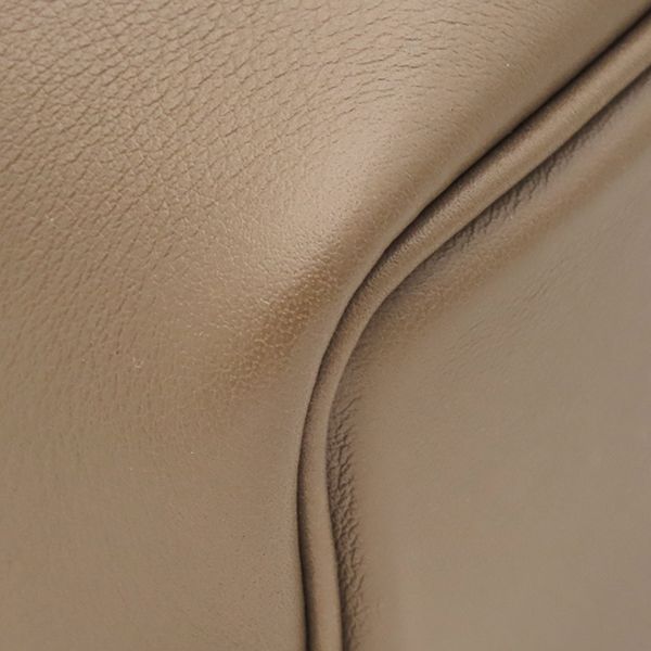 Hermes Handbag Picotin Lock Mikro Vorsluft Etoupe Silver Hardware Glazed N