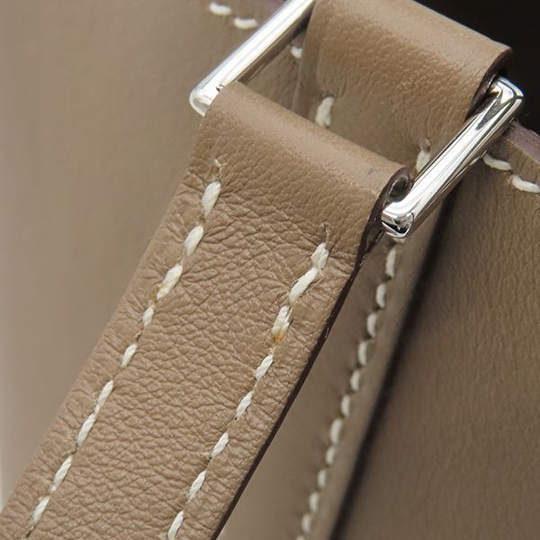 Hermes Handbag Picotin Lock Mikro Vorsluft Etoupe Silver Hardware Glazed N