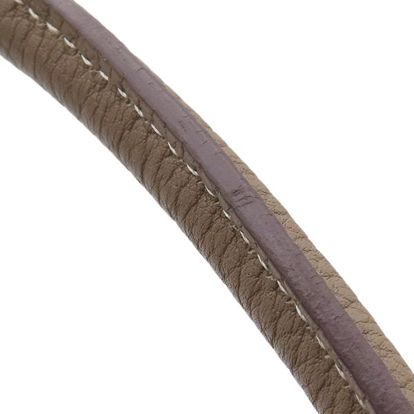 Hermes Tote Bag Garden Party PM Negonda Etoupe Silver Hardware Glaze Engraved C