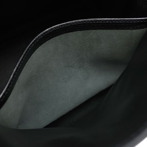 Hermes Handbag Birkin 25 Vaux Epson Black Silver Hardware Black I Engraved