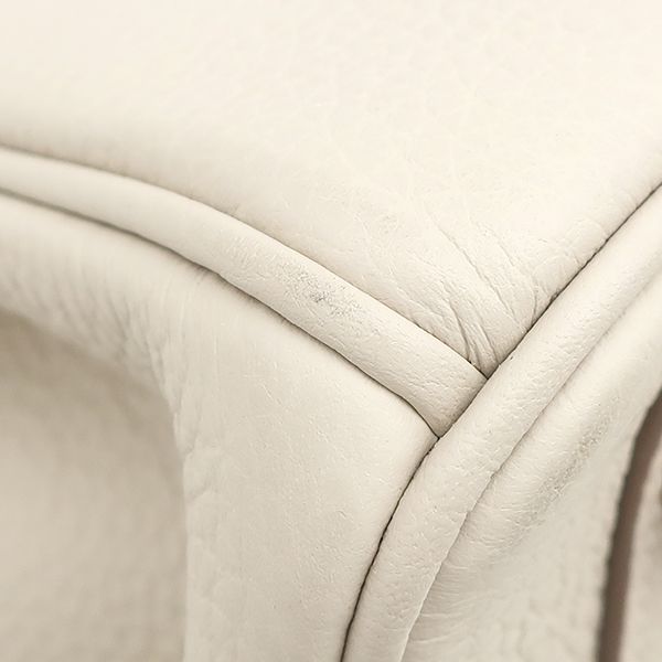 Hermes Handbag Birkin 25 Togo Cles Rose Gold Hardware Off White Rg Pg Z Engraved