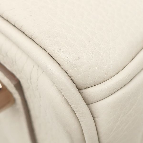 Hermes Handbag Birkin 25 Togo Cles Rose Gold Hardware Off White Rg Pg Z Engraved