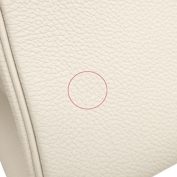 Hermes Handbag Birkin 25 Togo Cles Rose Gold Hardware Off White Rg Pg Z Engraved