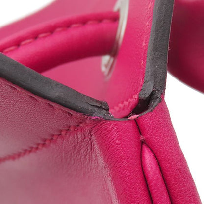 Hermes Shoulder Bag Sac Aline Mini Swift Rose Mexico Silver Hardware Engraved Z