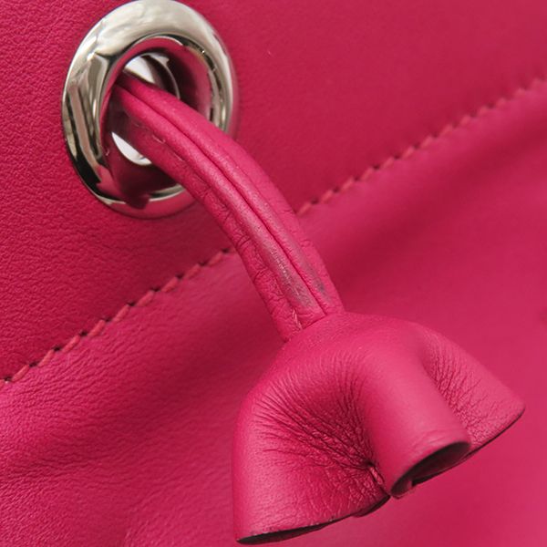 Hermes Shoulder Bag Sac Aline Mini Swift Rose Mexico Silver Hardware Engraved Z
