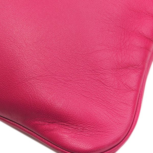 Hermes Shoulder Bag Sac Aline Mini Swift Rose Mexico Silver Hardware Engraved Z