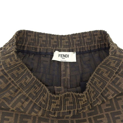 Fendi Beautiful Canvas Shorts Bottoms Women Brown 38 Fr6259 A5W3 36
