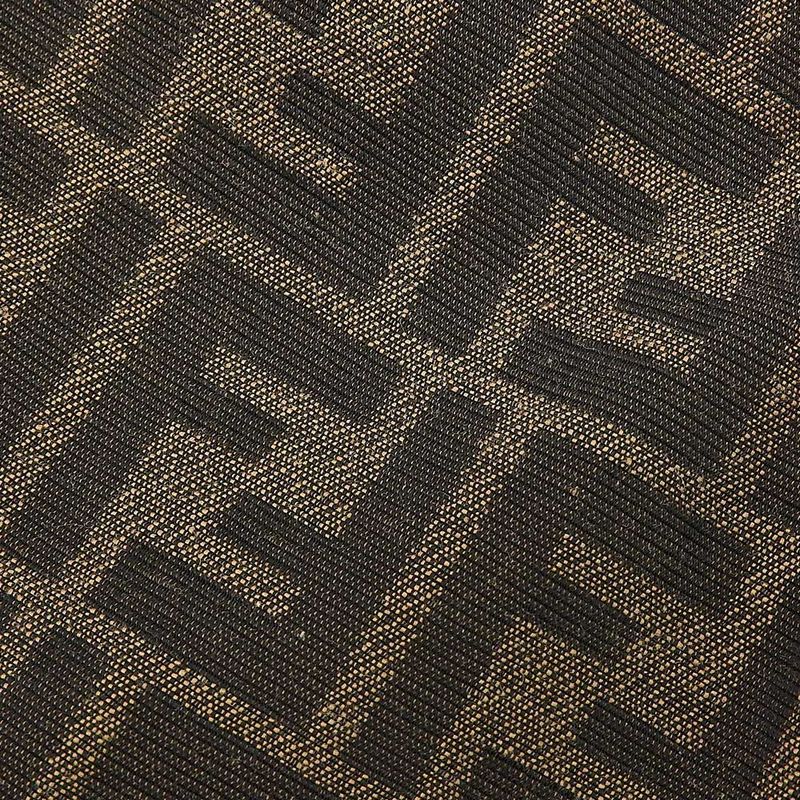 Fendi Beautiful Canvas Shorts Bottoms Women Brown 38 Fr6259 A5W3 36