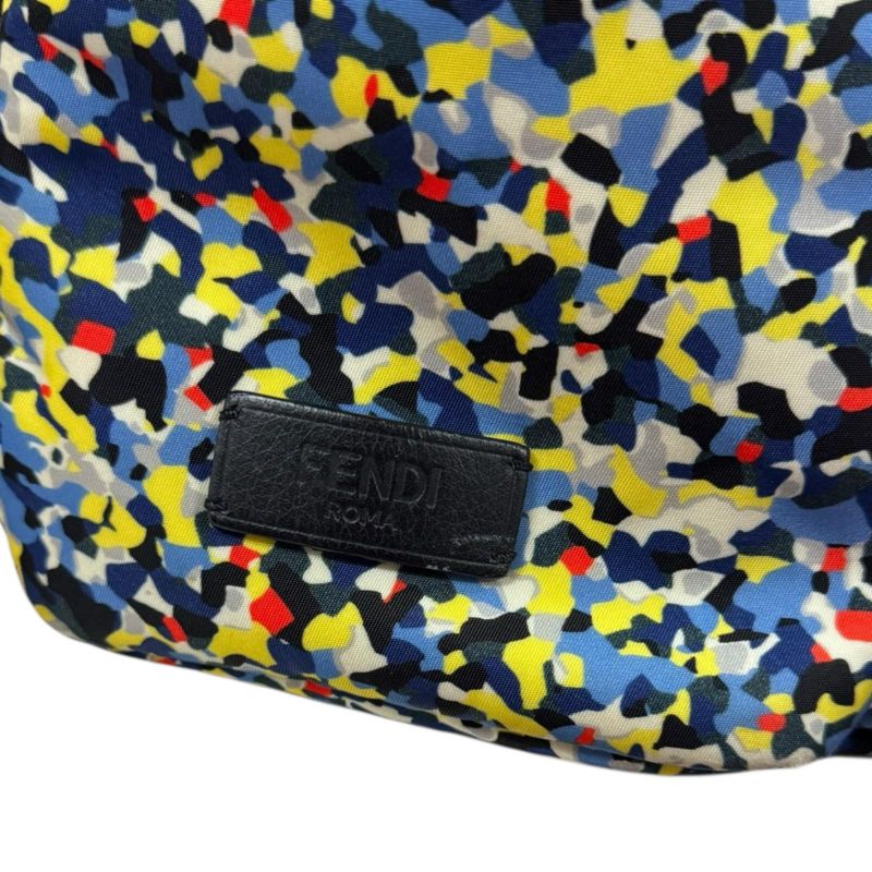Fendi Bag Bugs Backpack Daypack Nylon 7vz012-5wh Unisex Fendi Preowned Fendi