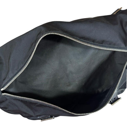 Prada Messenger Bag Shoulder Bag Nylon Bt1738 Black Unisex Prada Preowned Prada