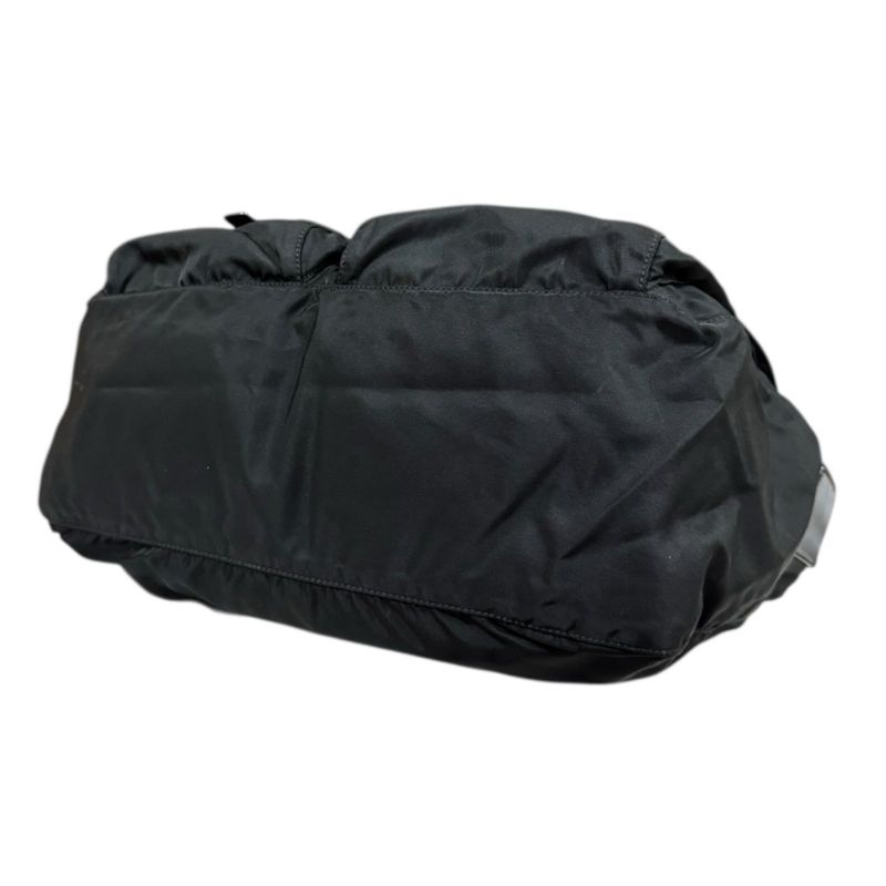 Prada Messenger Bag Shoulder Bag Nylon Bt1738 Black Unisex Prada Preowned Prada