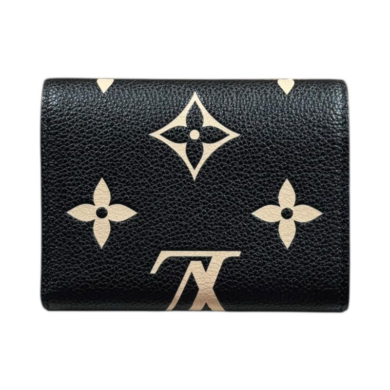 Louis Vuitton Portefeuille Victorine Bicolor Empreinte Trifold Wallet Empreinte
