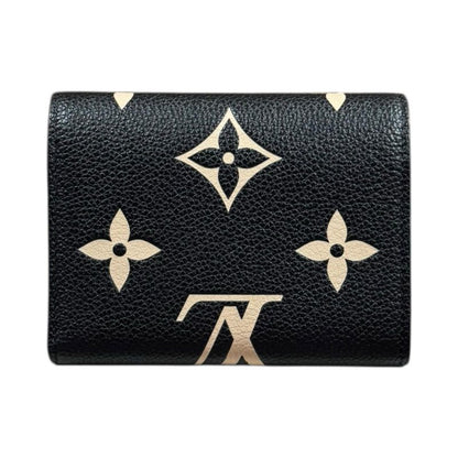 Louis Vuitton Portefeuille Victorine Bicolor Empreinte Trifold Wallet Empreinte