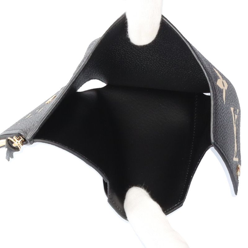 Louis Vuitton Portefeuille Victorine Bicolor Empreinte Trifold Wallet Empreinte