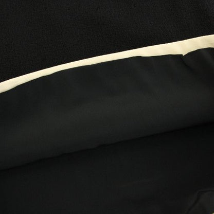 Gucci Skirt Knee Length Flared Bicolor Silk Blend 36 Black White 493602 YT