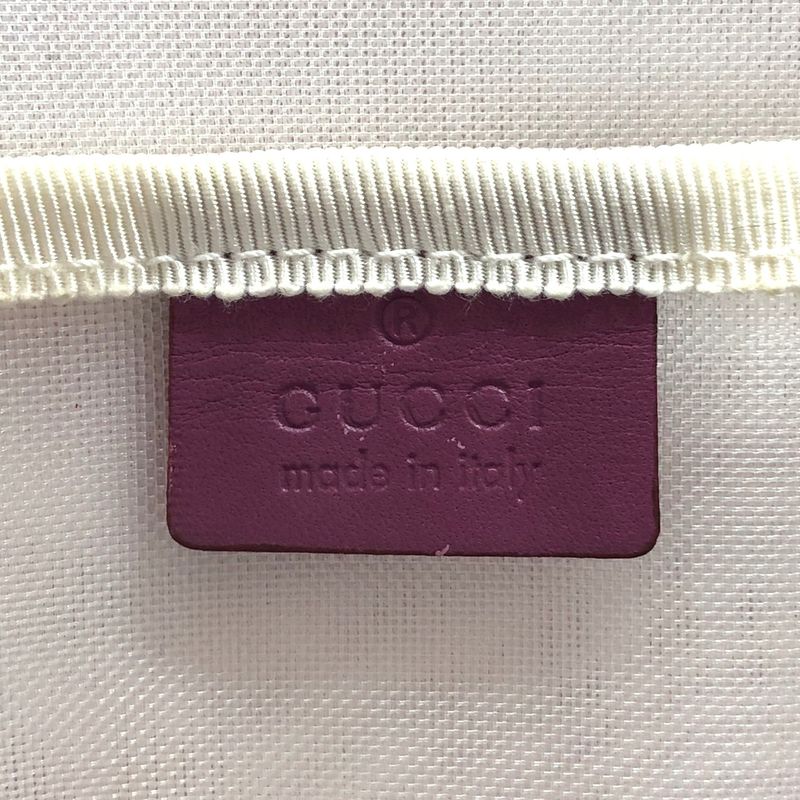 Gucci 140691 Handbag Tote Canvas Pink Ladies Men Fashion Vintage USED