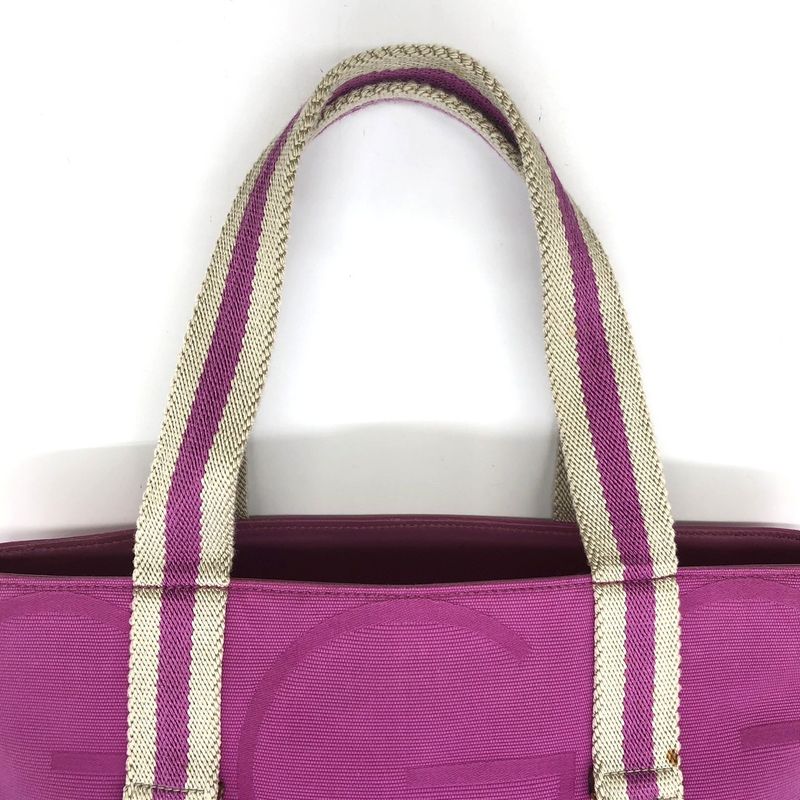 Gucci 140691 Handbag Tote Canvas Pink Ladies Men Fashion Vintage USED