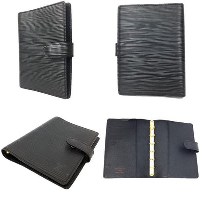 Louis Vuitton Epi Agenda PM Notebook Cabas - Noir Black Aq11673