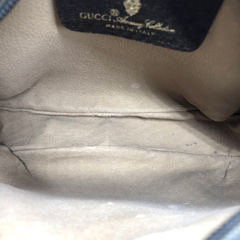 Gucci Old Gucci Shoulder Bag Pochette GG Supreme Sherry Vintage Brown Ladies