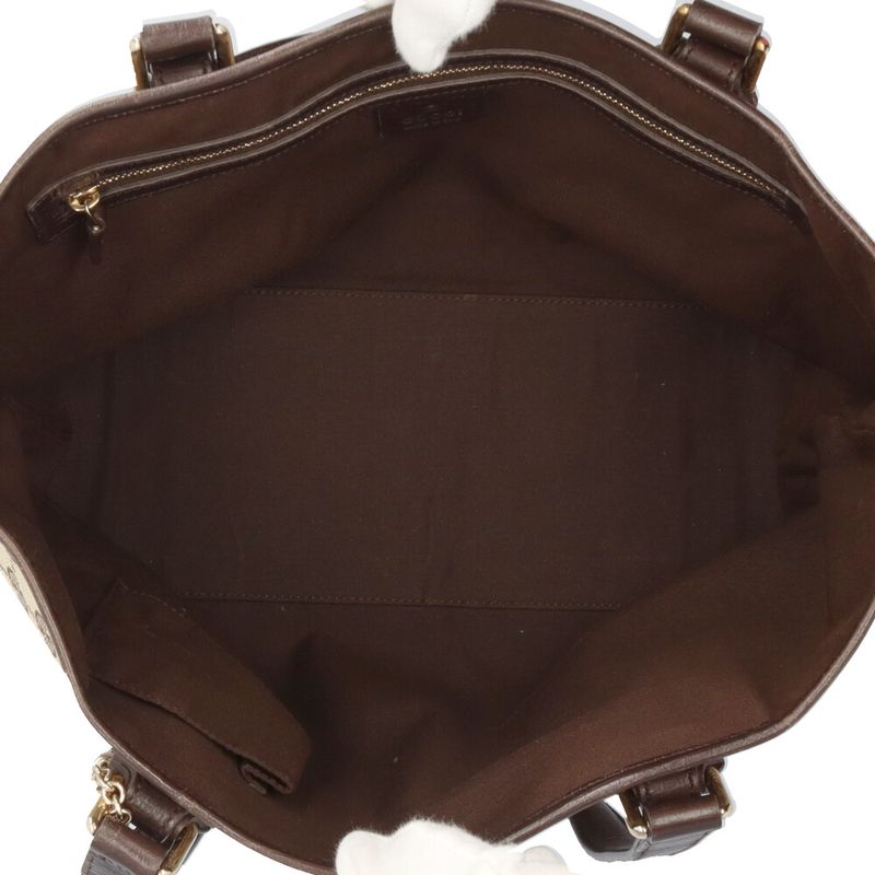 Gucci Sherry Line Tote Bag GG Canvas 137396 Beige Ladies Gucci Preowned Gucci