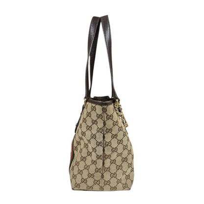 Gucci Sherry Line Tote Bag GG Canvas 137396 Beige Ladies Gucci Preowned Gucci