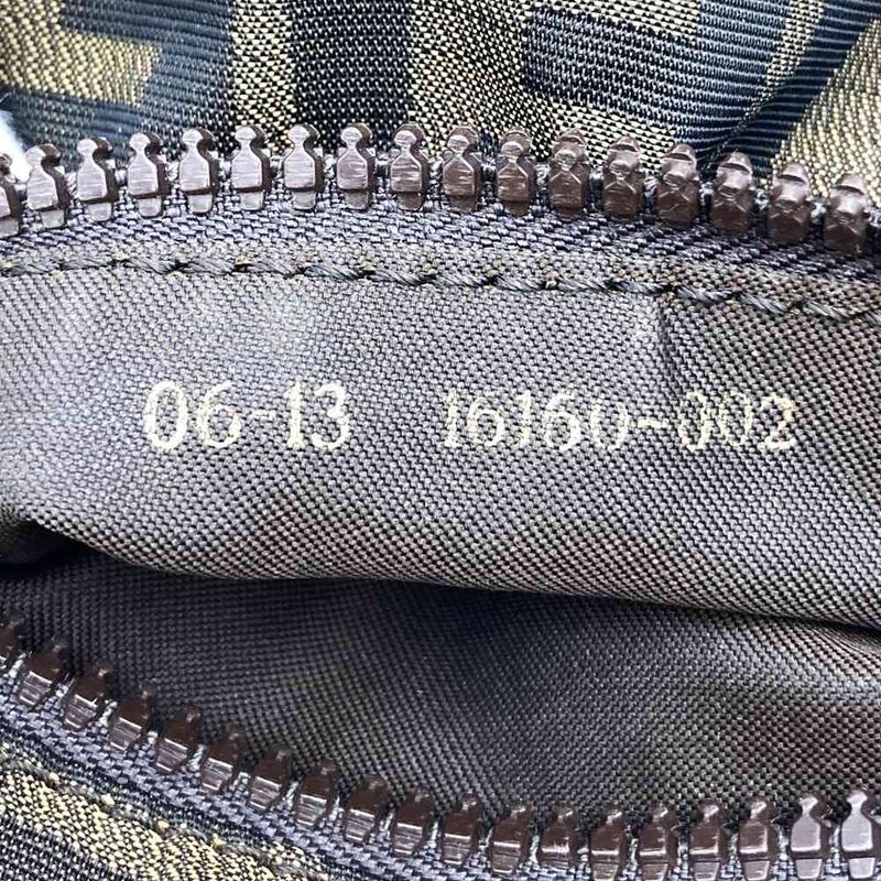 Fendi Zucca Backpack Sac Daypack Backpack Nylon Brown Women Men Vintage Fashion