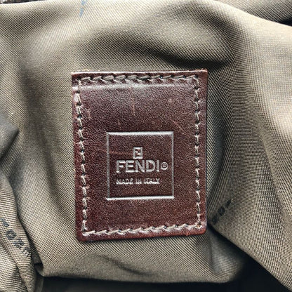 Fendi Zucca Backpack Sac Daypack Backpack Nylon Brown Women Men Vintage Fashion