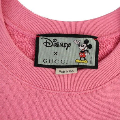 Gucci X Disney Mickey Sweatshirt Pullover Long Sleeve Print XS Pink 469250 BM