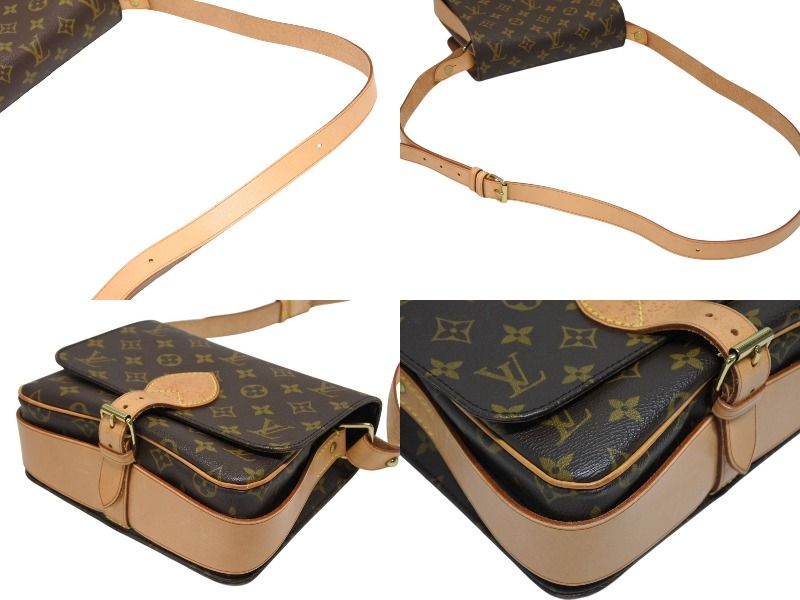 Louis Vuitton Cartouchiere MM Shoulder Bag Monogram Canvas Brown — view 5