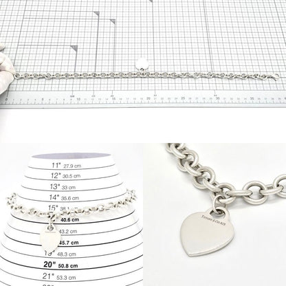 Tiffany & Co Tiffany & Co Heart Tag Necklace Choker Star Ring Silver Sv925