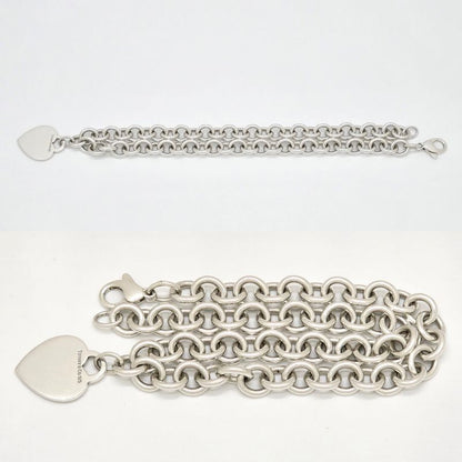 Tiffany & Co Tiffany & Co Heart Tag Necklace Choker Star Ring Silver Sv925
