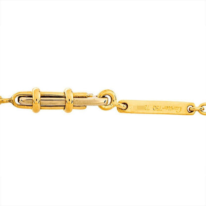 Cartier Love Support 1PD Necklace With Diamonds 18K Yellow Gold 5.6g Yellow