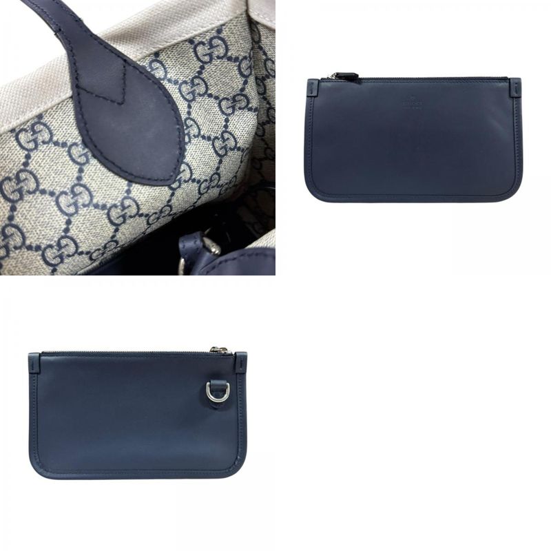 Gucci Printed Tote Mini Shoulder Bag Canvas 772144 Beige Women's Gucci Preowned