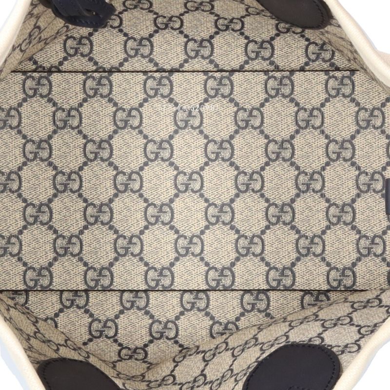 Gucci Printed Tote Mini Shoulder Bag Canvas 772144 Beige Women's Gucci Preowned