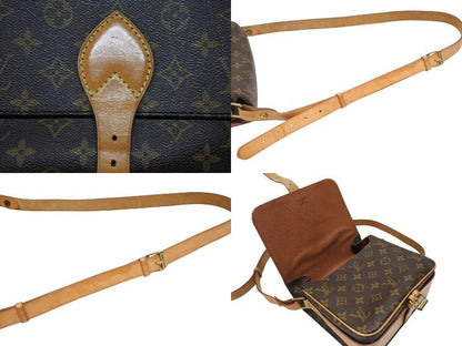 Louis Vuitton Cartouchiere MM Shoulder Bag Monogram Canvas Brown — view 7