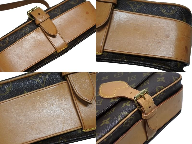 Louis Vuitton Cartouchiere MM Shoulder Bag Monogram Canvas Brown — view 6