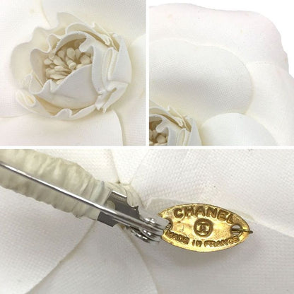 Chanel Camellia Corsage Flower White Aq11724
