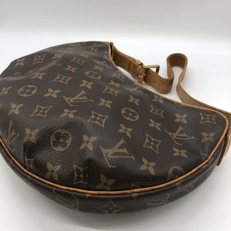 Louis Vuitton M51510 Pochette Croissant Shoulder Bag Monogram Women Men Vintage