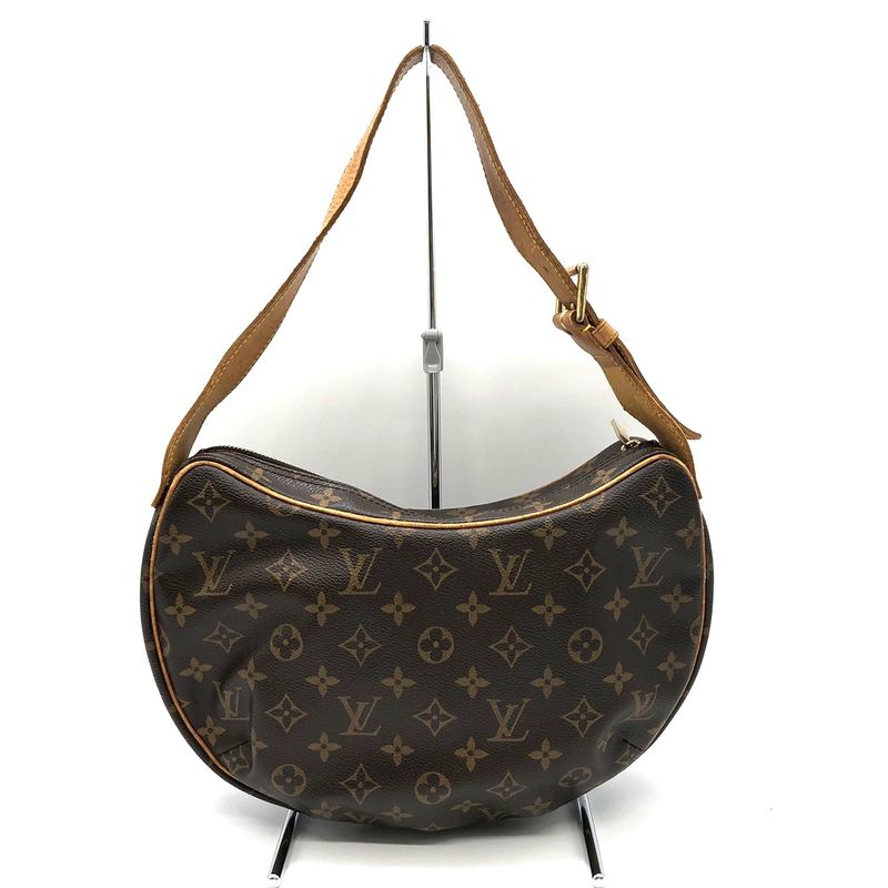 Louis Vuitton M51510 Pochette Croissant Shoulder Bag Monogram Women Men Vintage