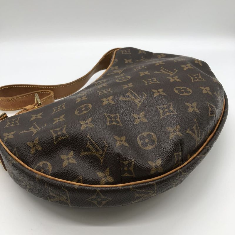 Louis Vuitton M51510 Pochette Croissant Shoulder Bag Monogram Women Men Vintage