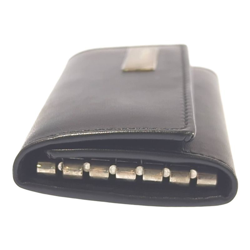 Fendi Logo Bar 6-stack Key Case /2261-101603-009/black/next-day Delivery