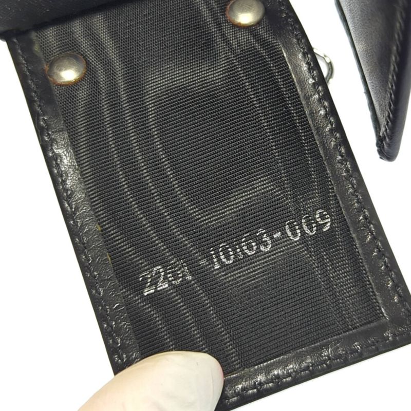 Fendi Logo Bar 6-stack Key Case /2261-101603-009/black/next-day Delivery