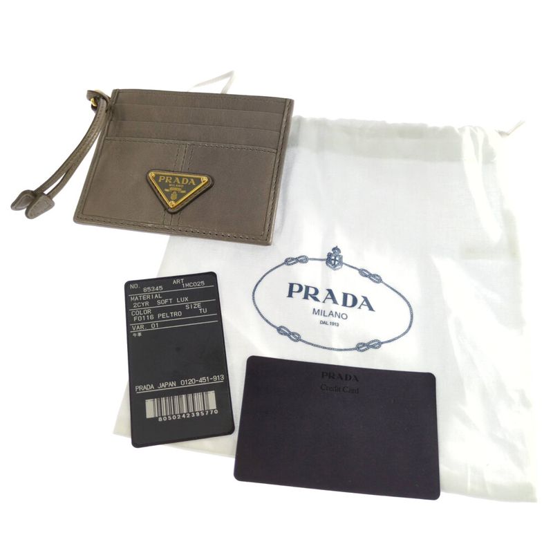 Prada Business Card Holder / Pass Case / ID Case Card Case / 1mc025_2cyr_f0116