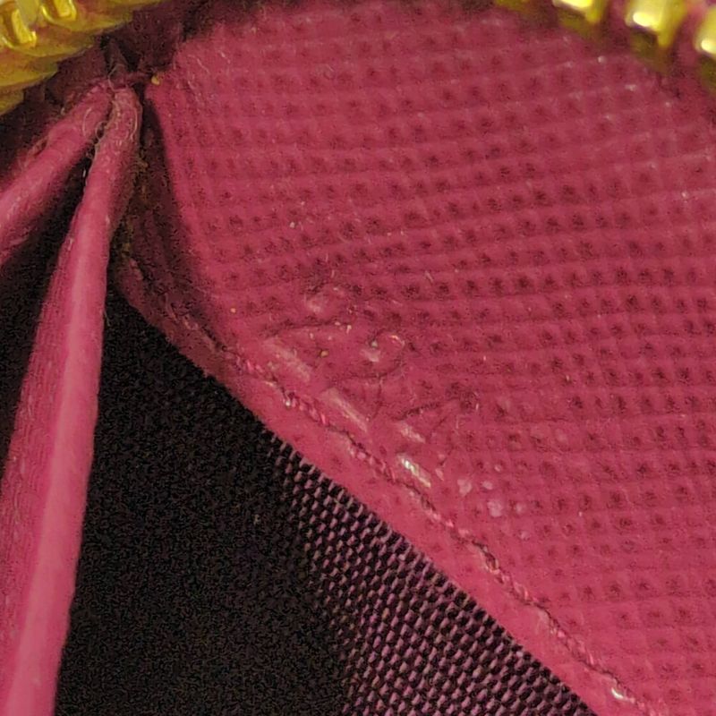 Prada Saffiano Round Zipper Long Wallet / 1m1157 / Pink / Next Day Delivery [ ]