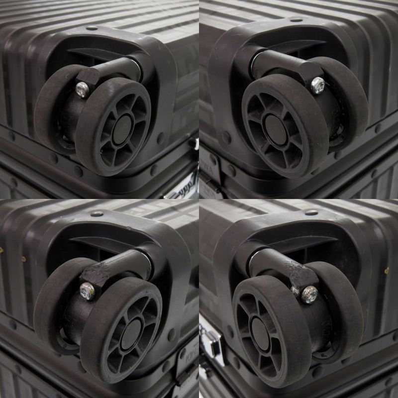 Rimowa X Fendi Zucca Pattern Classic Cabin S 9729002390 Aluminum/leather Black