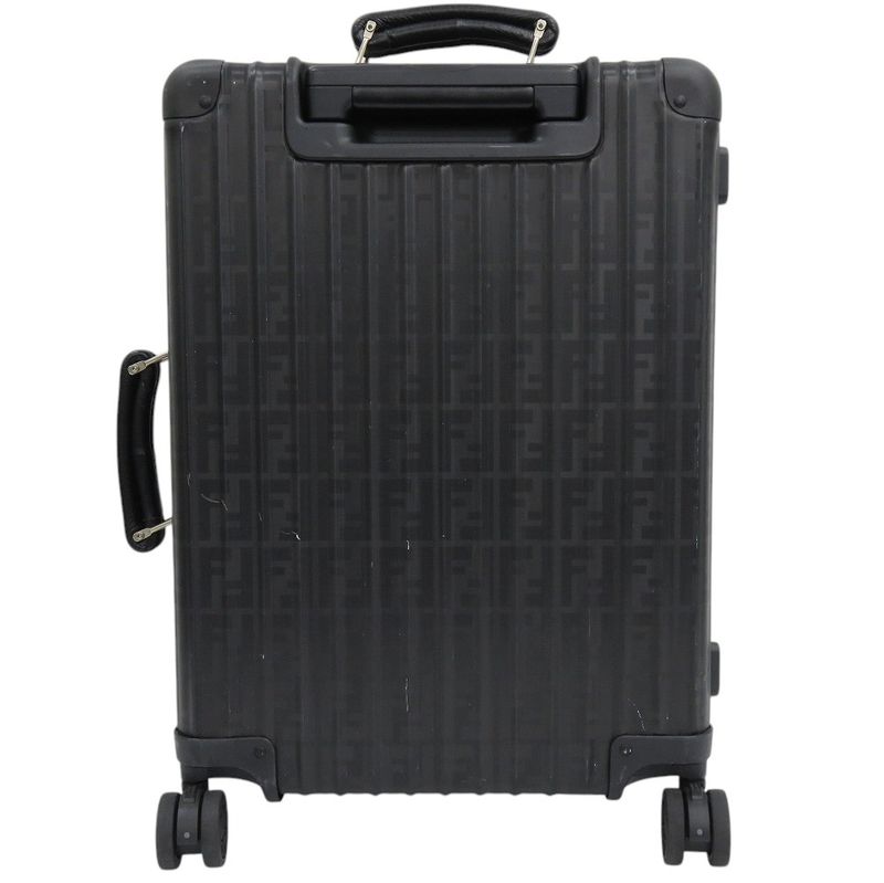 Rimowa X Fendi Zucca Pattern Classic Cabin S 9729002390 Aluminum/leather Black