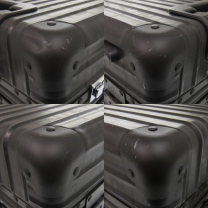 Rimowa X Fendi Zucca Pattern Classic Cabin S 9729002390 Aluminum/leather Black