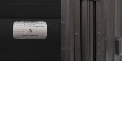 Rimowa X Fendi Zucca Pattern Classic Cabin S 9729002390 Aluminum/leather Black