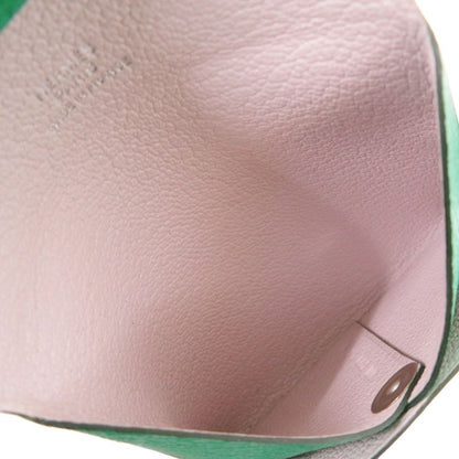 Hermes Bastia Verso Chevre Misol Bamboo/rose Darling Silver Hardware Engraved K