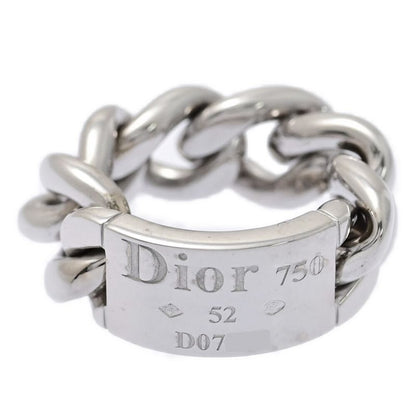 Christian DIOR Golmet Ring - Ring / 18k(wgnone)-13.3g/10.5/#50.5 /white Gold